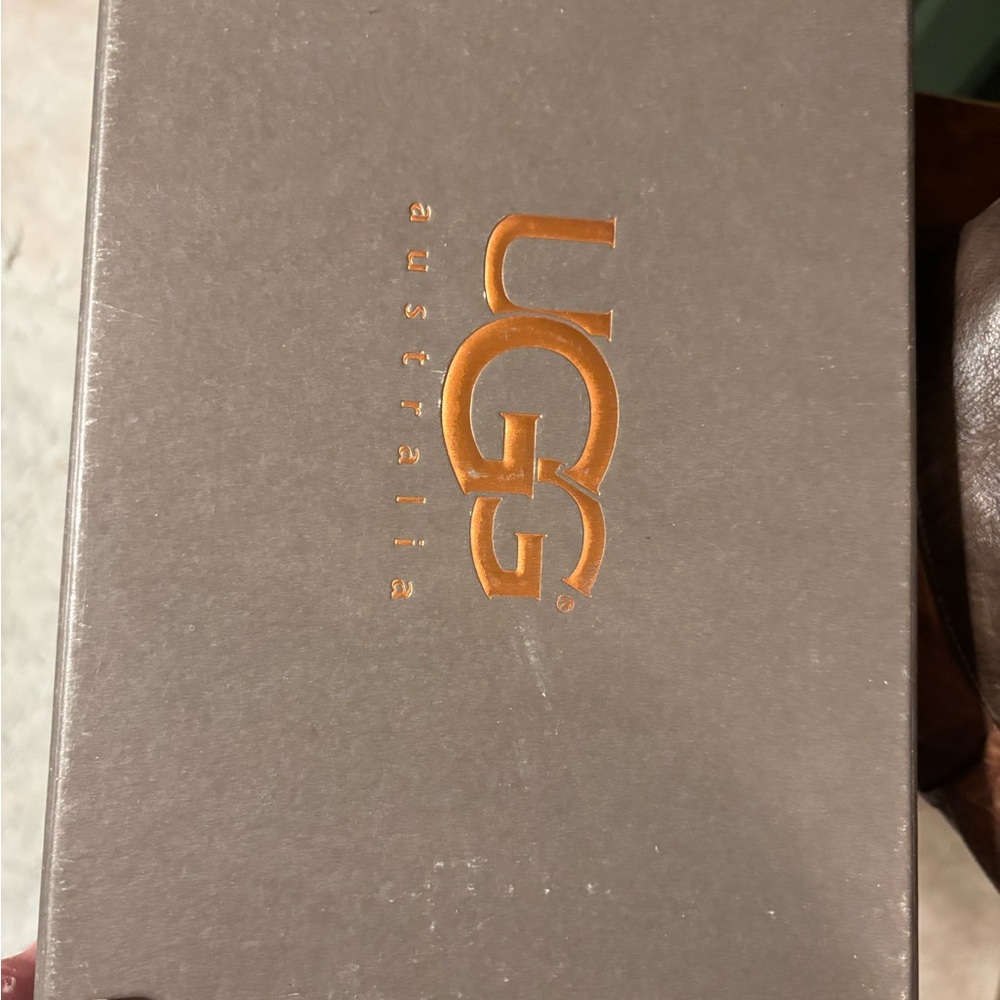 UGG Black and Tan Wedge Shoes - Picture 2 of 10